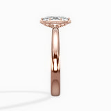 Romantic Solitaire Engagement Ring