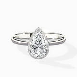 Romantic Solitaire Engagement Ring