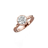 Romantic Solitaire Engagement Ring