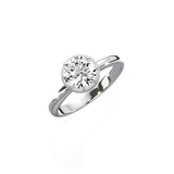 Romantic Solitaire Engagement Ring