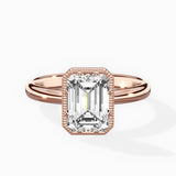Romantic Solitaire Engagement Ring