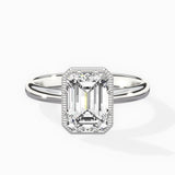 Romantic Solitaire Engagement Ring