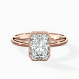 Romantic Solitaire Engagement Ring