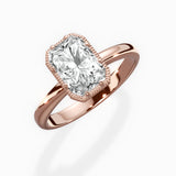 Romantic Solitaire Engagement Ring