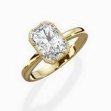 Romantic Solitaire Engagement Ring