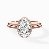 Romantic Solitaire Engagement Ring