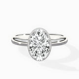 Romantic Solitaire Engagement Ring