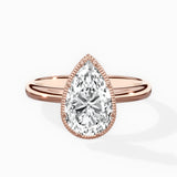 Romantic Solitaire Engagement Ring