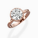 Romantic Solitaire Engagement Ring