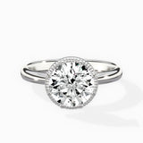 Romantic Solitaire Engagement Ring