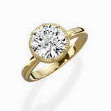 Romantic Solitaire Engagement Ring