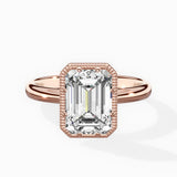 Romantic Solitaire Engagement Ring