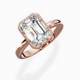 Romantic Solitaire Engagement Ring