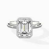Romantic Solitaire Engagement Ring