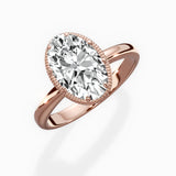 Romantic Solitaire Engagement Ring