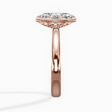 Romantic Solitaire Engagement Ring
