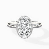 Romantic Solitaire Engagement Ring