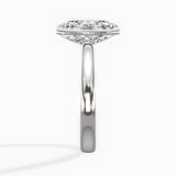 Romantic Solitaire Engagement Ring