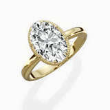 Romantic Solitaire Engagement Ring