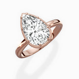 Romantic Solitaire Engagement Ring