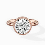 Romantic Solitaire Engagement Ring