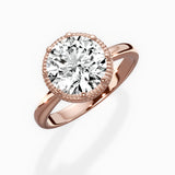 Romantic Solitaire Engagement Ring