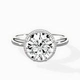 Romantic Solitaire Engagement Ring