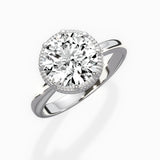 Romantic Solitaire Engagement Ring