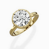 Romantic Solitaire Engagement Ring