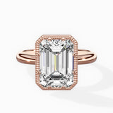 Romantic Solitaire Engagement Ring