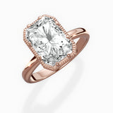 Romantic Solitaire Engagement Ring