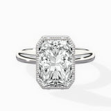 Romantic Solitaire Engagement Ring