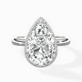 Romantic Solitaire Engagement Ring