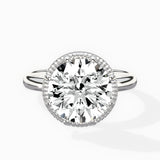 Romantic Solitaire Engagement Ring
