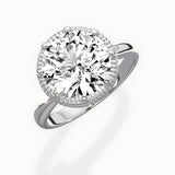 Romantic Solitaire Engagement Ring