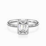 Milgrain Solitaire Engagement Ring