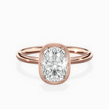 Milgrain Solitaire Engagement Ring
