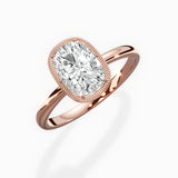 Milgrain Solitaire Engagement Ring