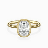 Milgrain Solitaire Engagement Ring