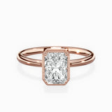 Milgrain Solitaire Engagement Ring