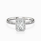 Milgrain Solitaire Engagement Ring