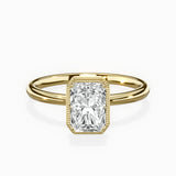 Milgrain Solitaire Engagement Ring