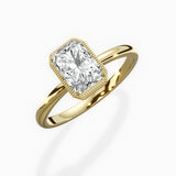 Milgrain Solitaire Engagement Ring