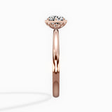 Milgrain Solitaire Engagement Ring