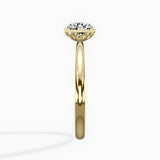 Milgrain Solitaire Engagement Ring