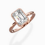 Milgrain Solitaire Engagement Ring