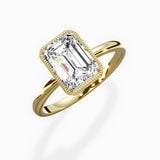 Milgrain Solitaire Engagement Ring