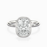 Milgrain Solitaire Engagement Ring