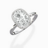 Milgrain Solitaire Engagement Ring