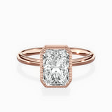Milgrain Solitaire Engagement Ring